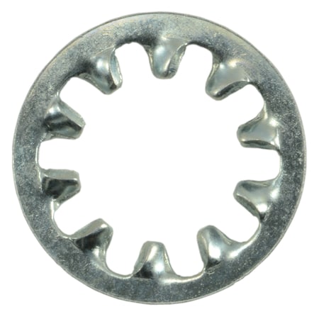 Internal Tooth Lock Washer, Fits Bolt Size 5/16 In Steel, Zinc Plated Finish, 100 PK